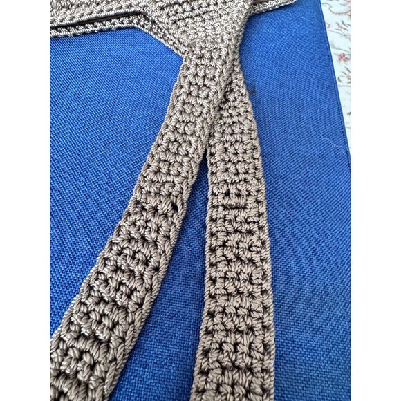 The Sak Crochet Shoulder Bag Purse Computer Tote - Picture 9 of 9